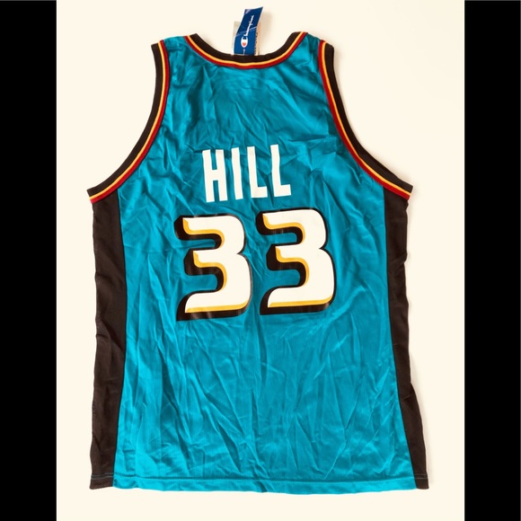 NBA Authentic 90’s Pistons Hill 33 jersey size 48 NWT! - Picture 5 of 6